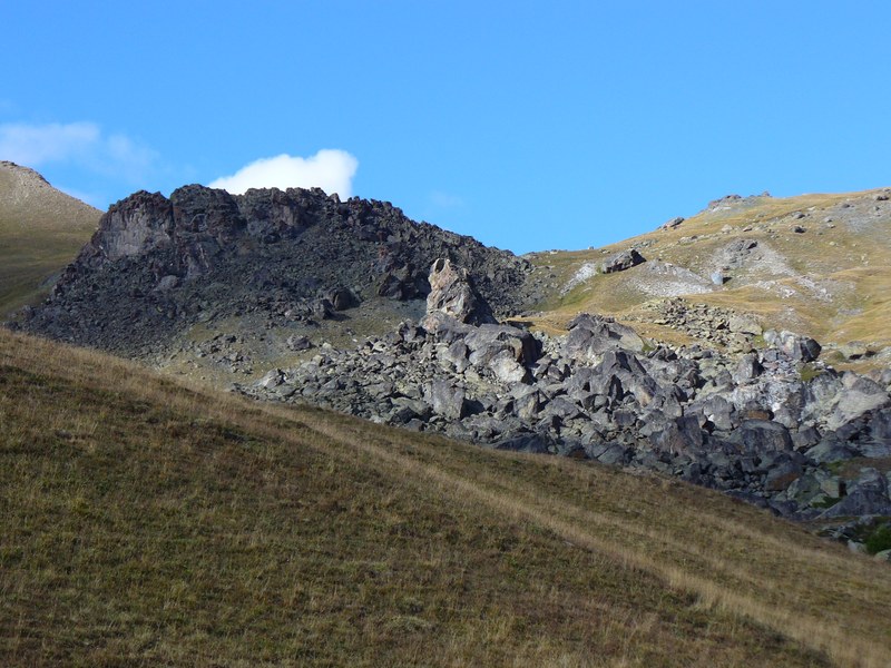 Piste Montée : Col de Longet en vue