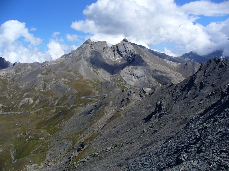 Col de Chamoussière : Vue sur Agnel