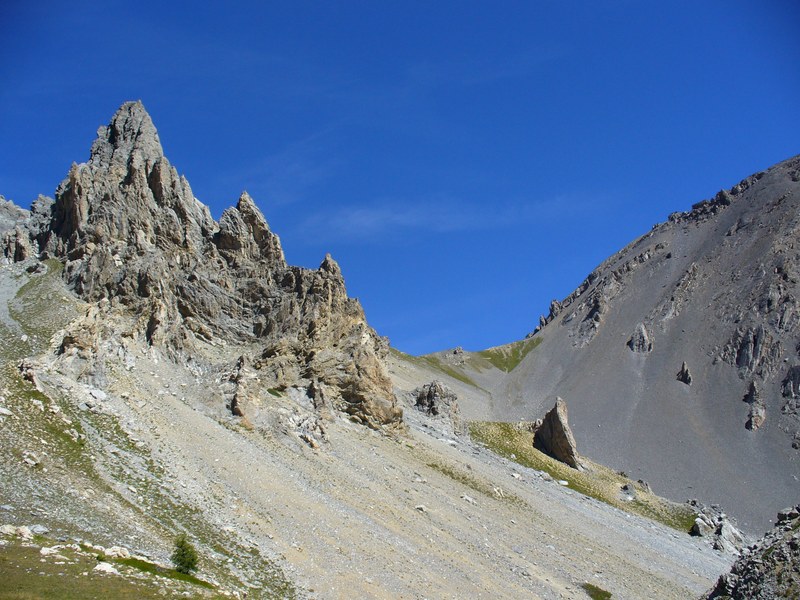 Sentier Descente : ... et technique ...