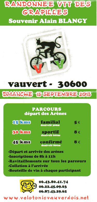 #1 Flyer de la rando : joli logo du club Flyer de la rando : joli logo du club
