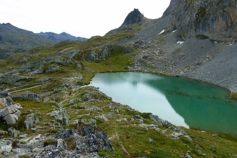 Lac de la Clarée : Petit répit de portage au lac de la Clarée