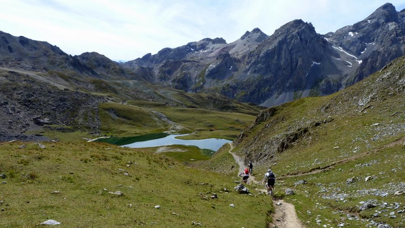 Lac des Cerces en vu : Petite descente mais bien sympathique