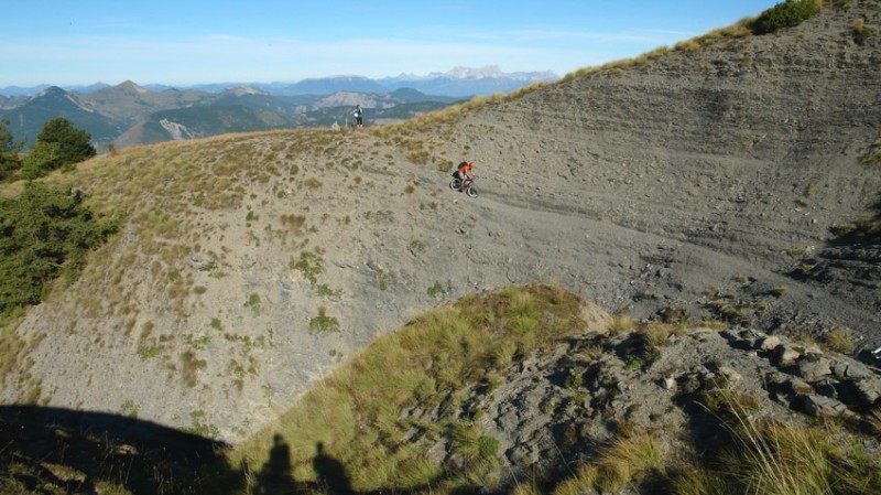 Dans la montée du col des Tomples