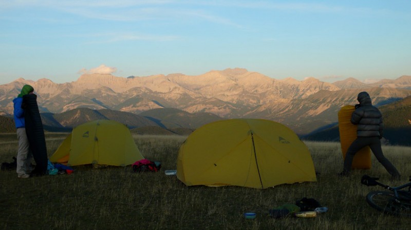 Bivouac sur le Paturage de Chine