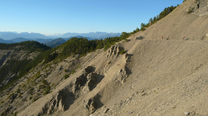 #15 Traversée sous le sommet de Tête Grosse, secteur Chabanon Traversée sous le sommet de Tête Grosse, secteur Chabanon