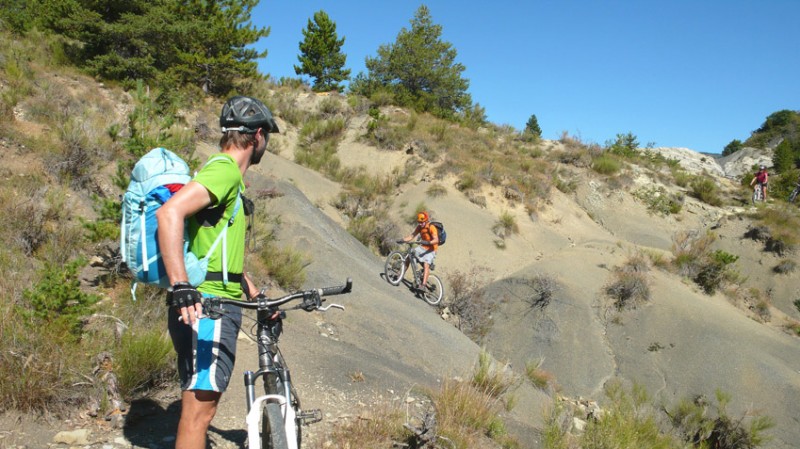 Descente technique du Patègue