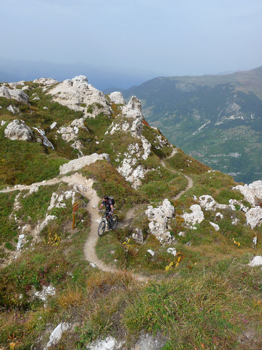 Dent du Villard : Sous le sommet