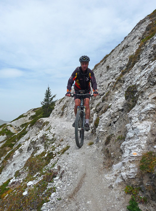 Dent du Villard : Quelques passages un peu expo !!