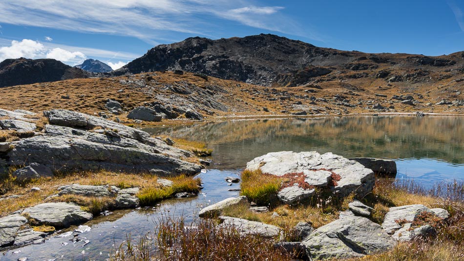 Petit Lac Montfiot : le Brequin au fond