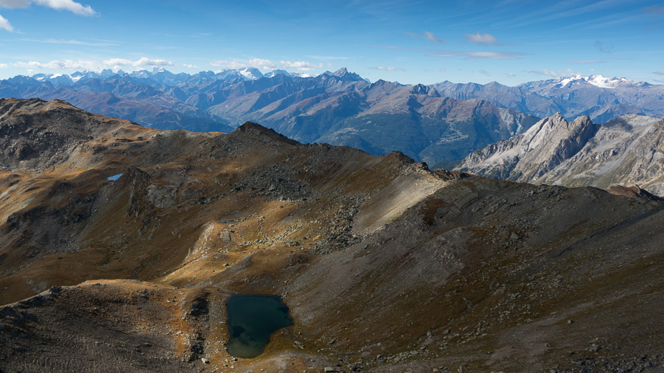 Lac de la Masse : Du Pelvoux à l'Etendard