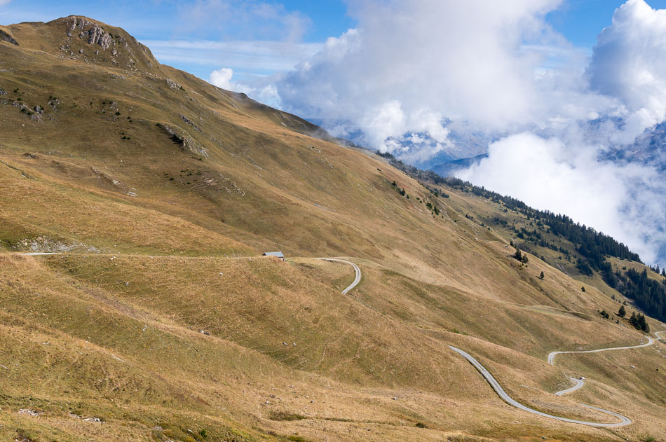 La longue piste qui monte : vers le Boulissoir