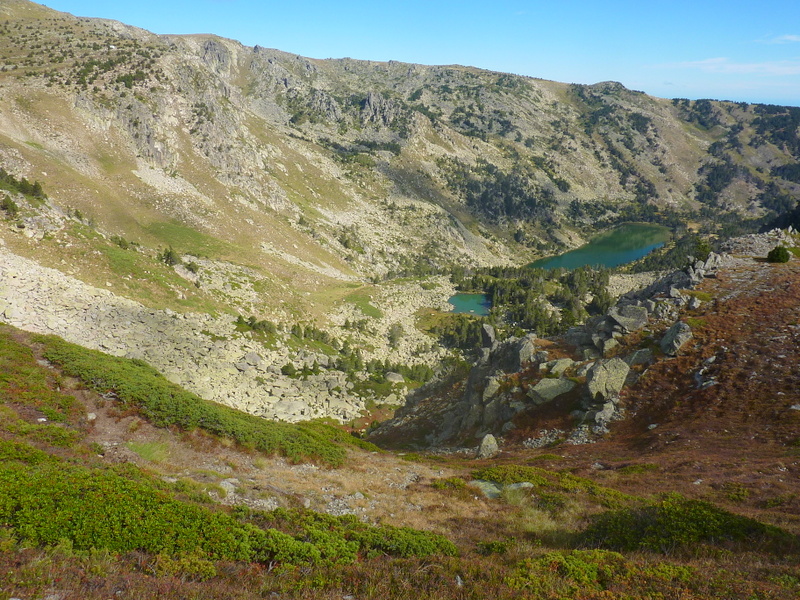 Lac de Nohèdes : Début de la descente de la Coume des Ponteils