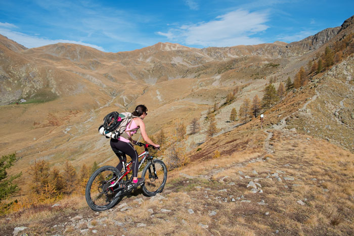 Col de Veillos : enfin, du sentier !