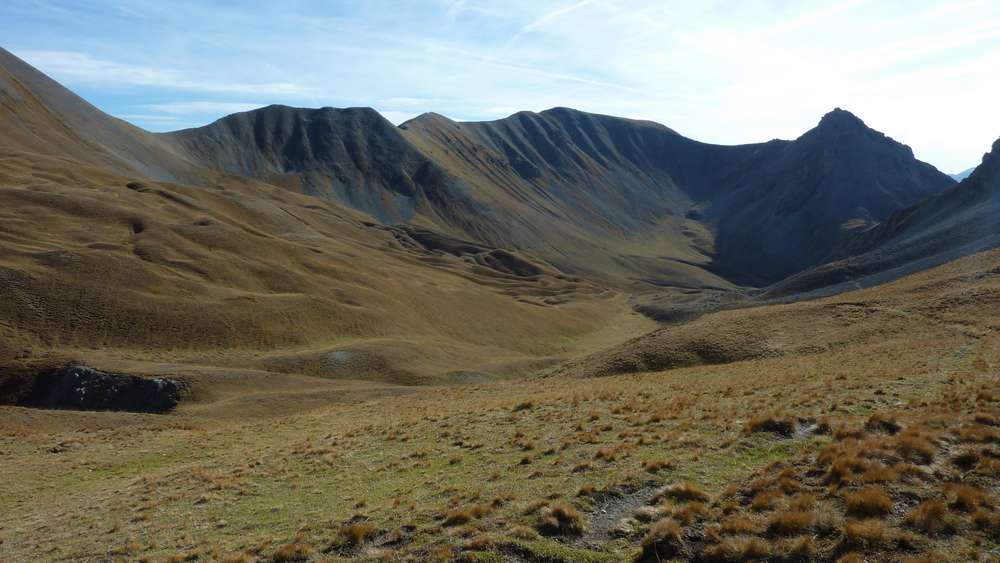 #19 Mongolie : la descente du col, c Mongolie : la descente du col, c'est par là