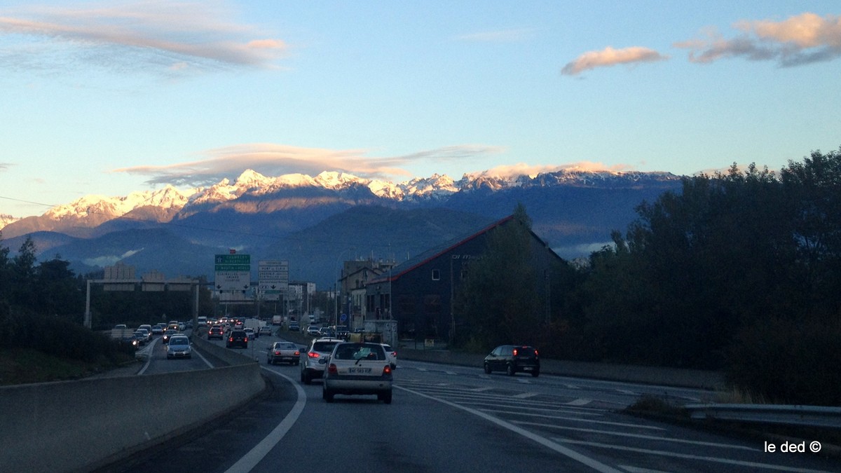 Grenoble : Toute la semaine de beau c'était comme ça!