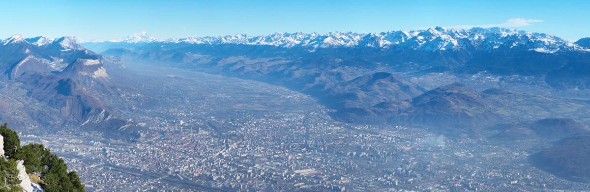 Grenoble : Panoramique du sommet du Moucherotte
