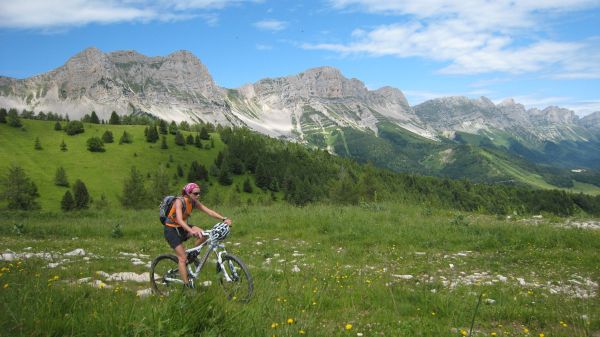 Barrière E du Vercors : Vraiment belle vue de cette crête du Brisou