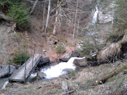 Passerelle : Torrent de l'Arpennaz