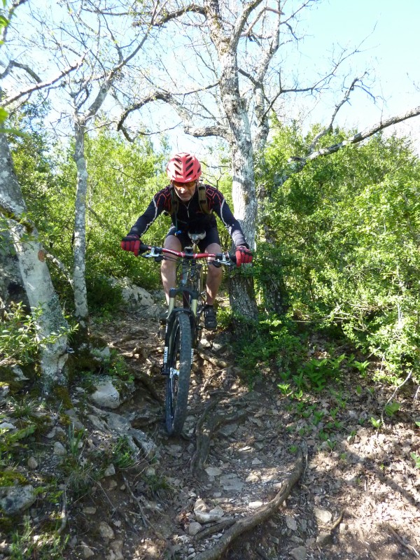 Vallon de Cavède : Fred à la manœuvre