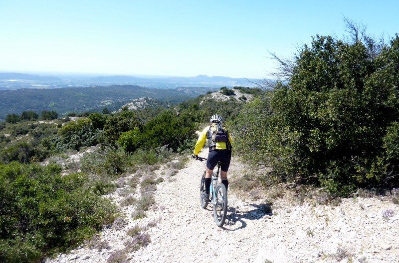 Tête du Mourre Blanc : C'est parti pour une belle descente qui dure