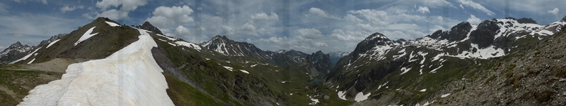 Col de la Ponsonniere : Panorama Haut-Alpin