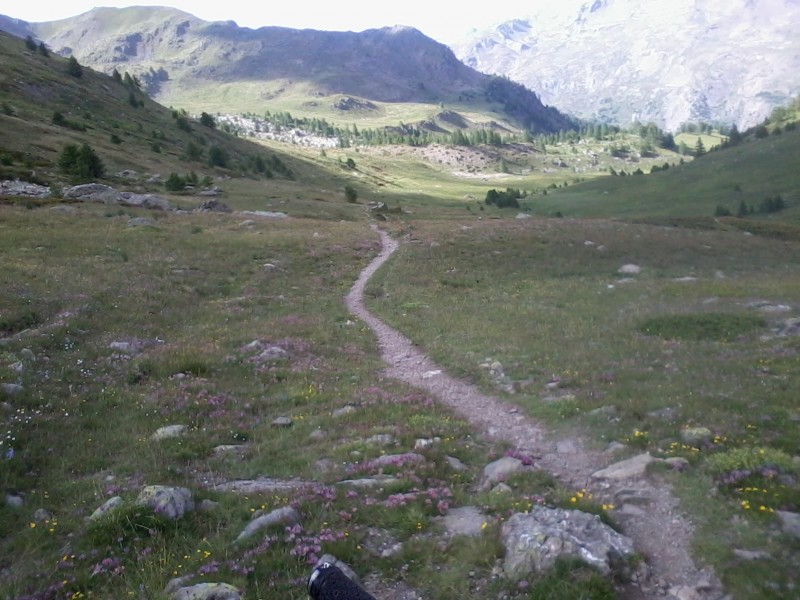 #6 Descente du col de Buffère : Bientôt le refuge et la bière Descente du col de Buffère : Bientôt le refuge et la bière
