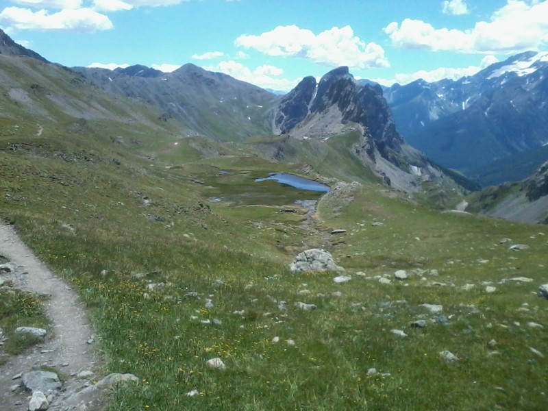 #2 Descente du col de Ponsonnière : Dur de rester concentrer sur le sentier Descente du col de Ponsonnière : Dur de rester concentrer sur le sentier