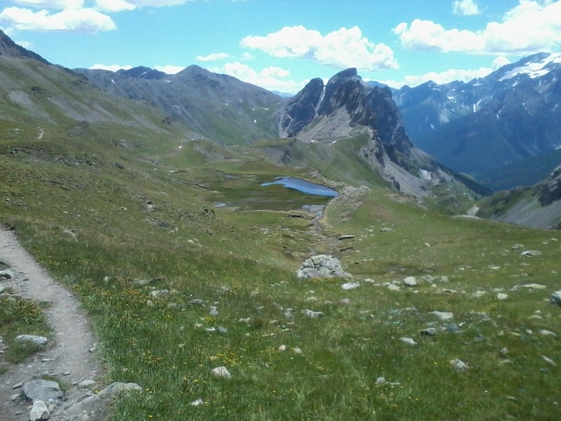 Descente du col de Ponsonnière : Dur de rester concentrer sur le sentier