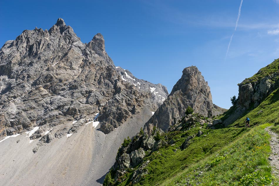 Montée au Col du Fruit : Un peu dure, nos épaules se souviennent encore du Coiro!