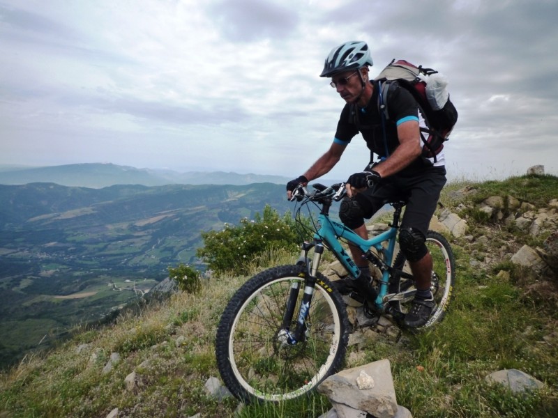 #7 Sommet de la Bigue : départ de la descente Sommet de la Bigue : départ de la descente