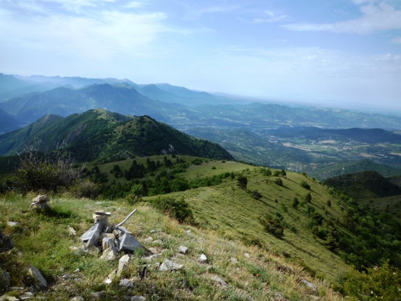 Sommet de la Bigue : en direction du sud