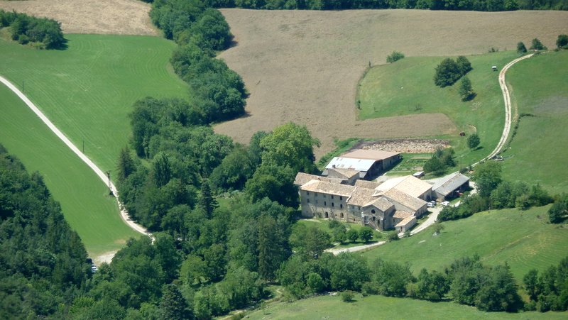 Abbaye de Valcroissant : Magnifique spot en bas du cirque