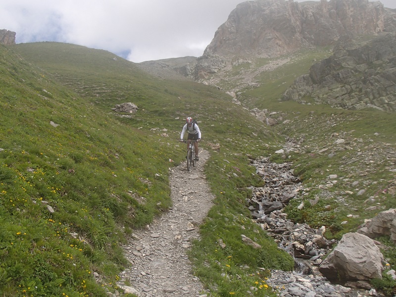 descente du Monte Bellino (2927m)