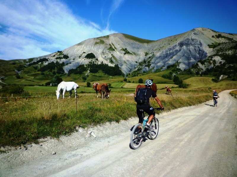 Plateau d'Iroire : les crêtes de Chabanon au fond