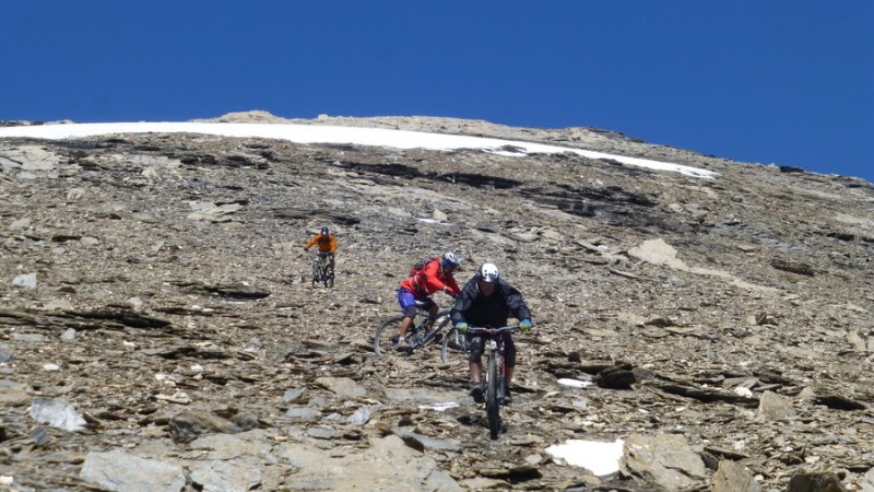 Descente Mt Avril : Technique