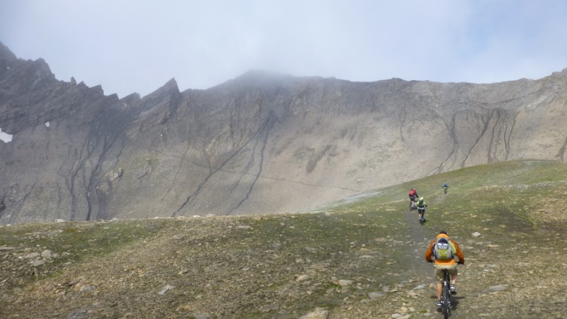 Col de Malatra : Magnifique partie sous le col