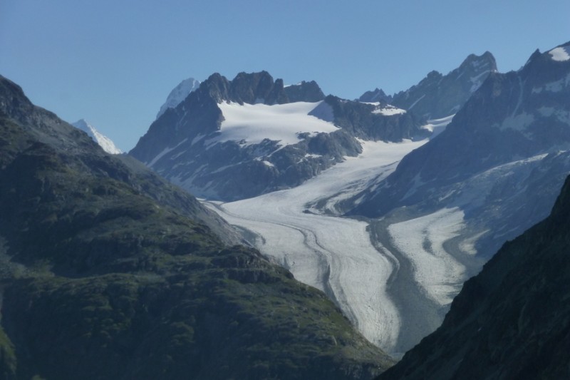 #48 Glacier d Glacier d'Arolla : Dans notre dos