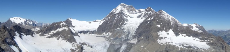 Panorama : Du Vélan au Grand Combin.