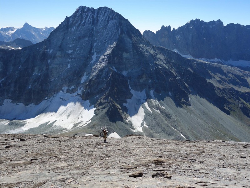 Mont Gelé Face Nord : Bien austère cette face...