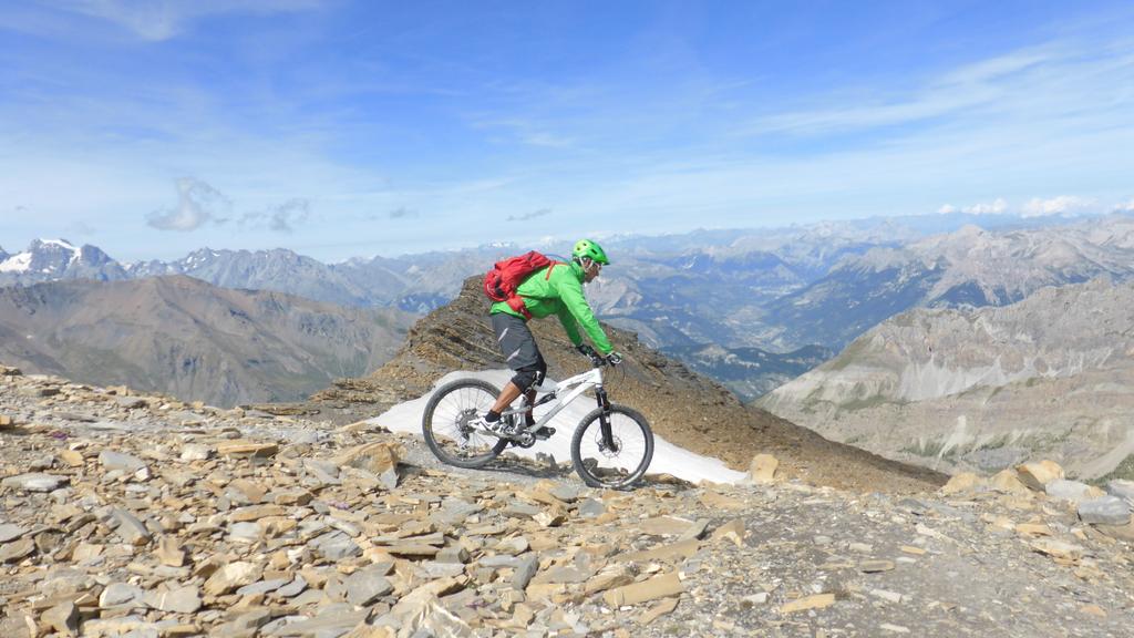 Tete de Vautisse : Début de la descente