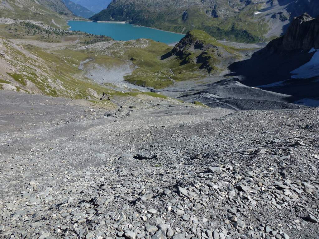 Col de Susanfe : Descente sur Plan Château