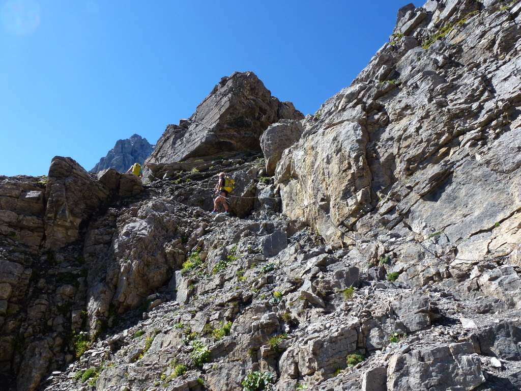 Col de Susanfe : Le sentier de montée, pas top à la descente...