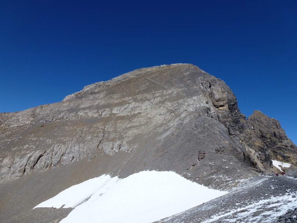 Haute Cime des Dents du Midi : Depuis le col des Paresseux