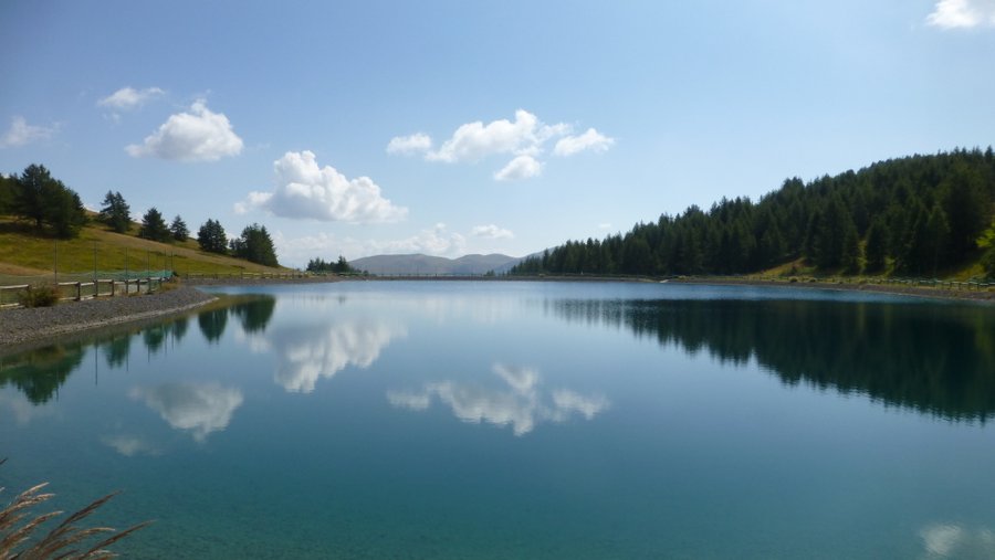 Lac des Anguillers : Au col éponyme