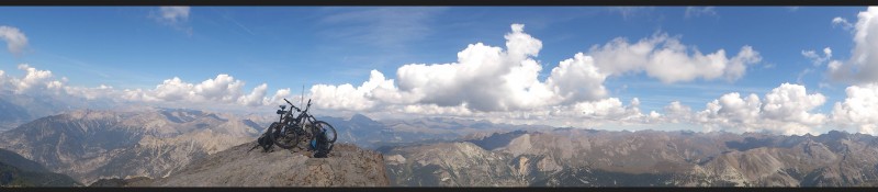 Pointe de la Saume : Pano vers le Nord