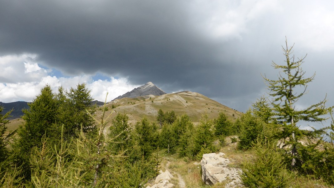 Col de la Crêche : Les orages grondent