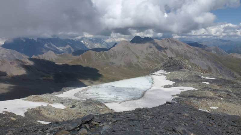 Mont Miravidi : Vestiges glaciaires du versant N