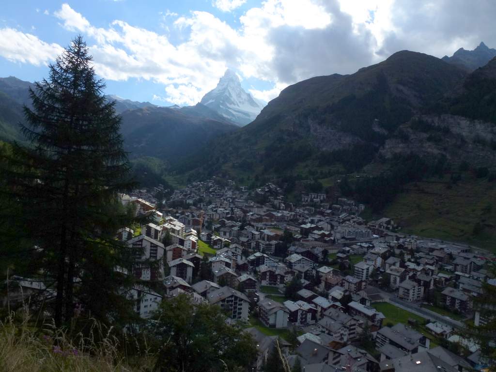 Zermatt : Arrivée sur Zermatt