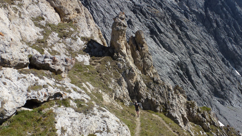 Col du Petit Argentier : Court portage final