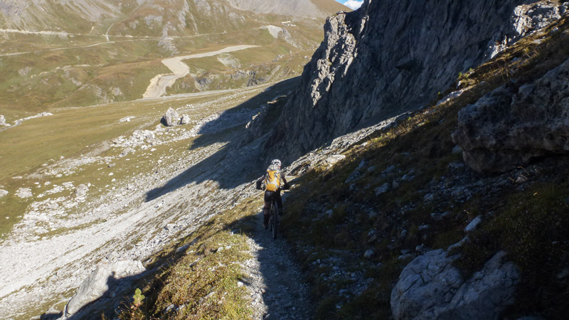 Col du Petit Argentier : Dans la lumière rasante